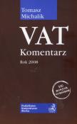 Okładka książki VAT Komentarz rok  2008