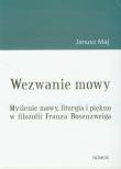 Okładka książki Wezwanie mowy