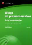 Wstęp do prawoznawstwa. Autor: Bator Andrzej, Kozak Artur, Pulka Zbigniew. Dadada.pl Okładka książki Wstęp do prawoznawstwa