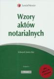 Wzory aktów notarialnych  z płytą CD. Autor: Janeczko Edward. Dadada.pl Okładka książki Wzory aktów notarialnych  z płytą CD