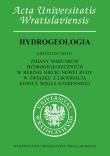 Okładka książki Zmiany warunków hydrogeologicznych w rejonie niecki Nowej Rudy w związku z likwidacją kopalni węgla