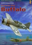 Brewster F2A Buffalo. Autor: Zbiegniewski Andre R.. Dadada.pl Okładka książki Brewster F2A Buffalo