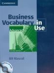 Okładka książki Business Vocabulary in Use Advanced + CD