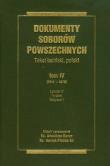 Dokumenty Soborów Powszechnych t.4. Autor: Baron Arkadiusz, Pietras Henryk. Dadada.pl Okładka książki Dokumenty Soborów Powszechnych t.4