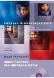 Okładka książki Egzamin gimnazjalny 2012 Język francuski zbiór ćwiczeń dla gimnazjalistów + CD