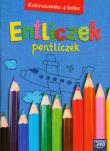 Entliczek Pentliczek Kolorowanka 4-latka. Autor: Deskur Andrzej Maria, Pietrzak Marta. Dadada.pl Okładka książki Entliczek Pentliczek Kolorowanka 4-latka
