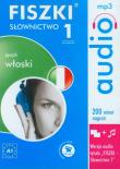 FISZKI audio Język włoski Słownictwo 1. Autor: OPRACOWANIE  ZBIOROWE. Dadada.pl Okładka książki FISZKI audio Język włoski Słownictwo 1