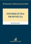 Okładka książki Informatyka prawnicza