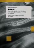 J.S. Bach Inwencje dwugłosowe na fortepian PWM. Autor: Johann Sebastian Bach. Dadada.pl Okładka książki J.S. Bach Inwencje dwugłosowe na fortepian PWM