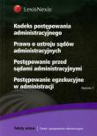 Opakowanie Kodeks postępowania administracyjnego Prawo o ustroju sądów administracyjnych Postępowanie przed sądami administracyjnymi Postępowanie egzekucyjne w administracji