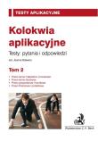 Okładka książki Kolokwia aplikacyjne tom 2