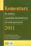 Komentarz do ustawy o podatku dochodowym od osób prawnych 2011. Wydawca: ODDK. Dadada.pl Opakowanie Komentarz do ustawy o podatku dochodowym od osób prawnych 2011