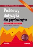 Podstawy statystyki dla psychologów. Autor: Szymczak Wiesław. Dadada.pl Okładka książki Podstawy statystyki dla psychologów