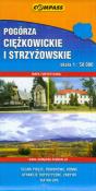 Pogórze Ciężkowickie i strzyżykowskie skala 1:50000. Wydawca: Compassion. Dadada.pl Opakowanie Pogórze Ciężkowickie i strzyżykowskie skala 1:50000