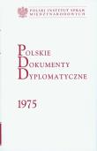 Okładka książki Polskie Dokumenty Dyplomatyczne 1975