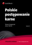 Polskie postępowanie karne. Autor: Grzegorczyk Tomasz, Tylman Janusz. Dadada.pl Okładka książki Polskie postępowanie karne