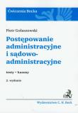 Okładka książki Postępowanie administracyjne i sądowoadministracyjne