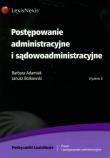 Okładka książki Postępowanie administracyjne i sądowoadministracyjne