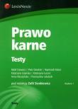 Prawo karne Testy. Wydawca: LexisNexis. Dadada.pl Opakowanie Prawo karne Testy