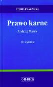 Prawo karne. Autor: Marek Andrzejewski. Dadada.pl Okładka książki Prawo karne