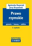 Prawo rzymskie. Autor: Kacprzak Agnieszka, Krzynówek Jerzy. Dadada.pl Okładka książki Prawo rzymskie