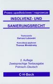 Opakowanie Prawo upadłościowe i naprawcze wersja polsko niemiecka