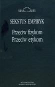 Przeciw fizykom przeciw etykom. Autor: Empiryk Sekstus. Dadada.pl Okładka książki Przeciw fizykom przeciw etykom