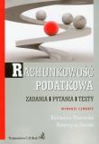 Rachunkowość podatkowa. Autor: Kazimiera Winiarska (red.), Startek Katarzyna. Dadada.pl Okładka książki Rachunkowość podatkowa