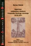 Repertuar wydawniczy drukarni Franciszka Cezarego starszego 1616-1651. Autor: Malicki Marian. Dadada.pl Okładka książki Repertuar wydawniczy drukarni Franciszka Cezarego starszego 1616-1651