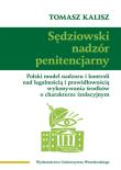 Okładka książki Sędziowski nadzór penitencjarny