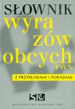 Okładka książki Słownik wyrazów obcych PWN z przykładami i poradami z płytą CD