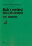 Okładka książki Studia z metodologii badań jakościowych