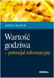 Wartość godziwa. Autor: Żarowska-Mazur Alicja. Dadada.pl Okładka książki Wartość godziwa