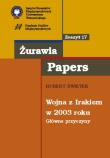 Wojna z Irakiem w 2003 roku. Autor: Świętek Hubert. Dadada.pl Okładka książki Wojna z Irakiem w 2003 roku