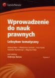 Opakowanie Wprowadzenie do nauk prawnych leksykon tematyczny