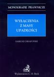 Wyłączenia z masy upadłości. Autor: Chrapoński Dariusz. Dadada.pl Okładka książki Wyłączenia z masy upadłości