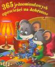Okładka książki 365 jednominutowych opowieści na dobranoc czerwona