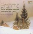 Brahms: Late piano pieces. Autor: Haakon Austbo. Dadada.pl Okładka książki Brahms: Late piano pieces