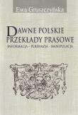 Okładka książki Dawne polskie przekłady prasowe