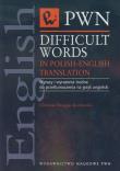 Difficult Words in Polish-English Translation. Autor: Douglas-Kozłowska Christian. Dadada.pl Okładka książki Difficult Words in Polish-English Translation