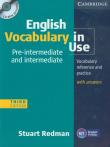 English Vocabulary in Use + CD  Preintermediate and intermediate. Autor: Redman Stuart. Dadada.pl Okładka książki English Vocabulary in Use + CD  Preintermediate and intermediate