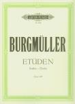 Etuden Opus 105. Autor: Burgmuller Frederic. Dadada.pl Okładka książki Etuden Opus 105