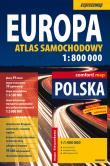 Okładka książki Europa atlas samochodowy 1:800 000