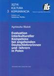 Okładka książki Evaluation interkultureller Kompetenz bei angehenden Deutschlehrerinnen und -lehrern in Polen