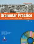 Grammar practice for Pre-Intermediate students with CD. Autor: Vanderson Vicki, Holley Gill, Metcalf Robert, Elaine F. Walker, Steve Elsworth. Dadada.pl Okładka książki Grammar practice for Pre-Intermediate students with CD