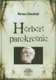 Herbert parokrotnie. Autor: Zawodniak Mariusz. Dadada.pl Okładka książki Herbert parokrotnie