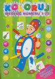Okładka książki Koloruj wg numeru 1-20 - bębniarz - zielona