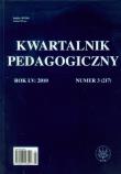 Okładka książki Kwartalnik pedagogiczny nr 3/2010