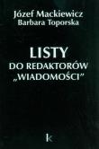 Okładka książki Listy do redaktorów 'Wiadomości'