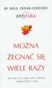 Można żegnać się wiele razy. Autor: David Servan-Schreiber. Dadada.pl Okładka książki Można żegnać się wiele razy